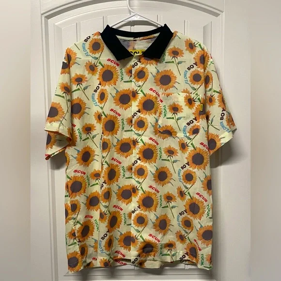 Golf Wang | Shirts | Nwt Golf Wang Flower Boy Golf Le Fleur Button 
